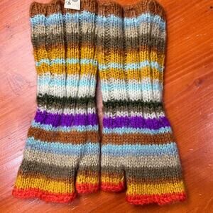 100% Mohair Fingerless Gloves - One Size
